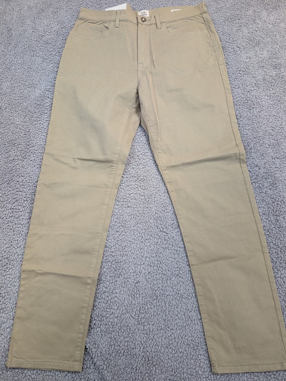 Flint and Tinder Khaki's Men's Size 33x30 Tan Tapered Fit (1244)